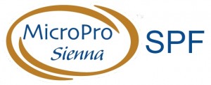 Micropro sienna SPF logo